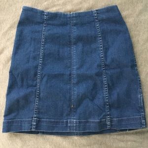 Free people Modern Femme Denim Mini Skirt